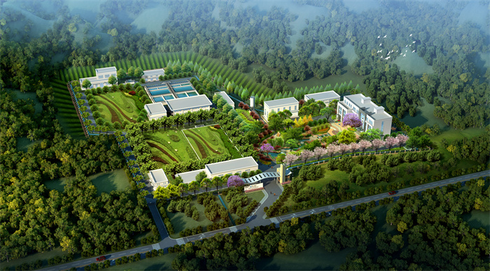 简阳二水厂效果图