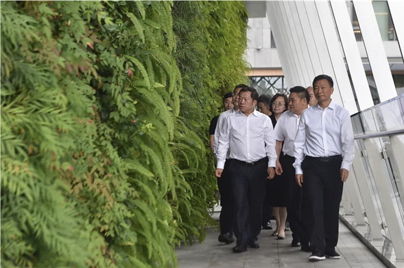 四川天府新区党工委书记周先毅带队调研海天集团